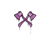 Sealed Graffiti | X-Axes (Bazooka Pink) image