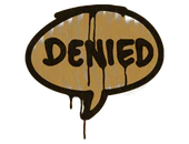 Sealed Graffiti | Denied (Desert Amber) image