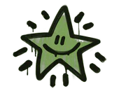 Sealed Graffiti | Shining Star (Battle Green) image
