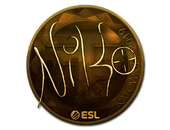 Sticker | NiKo (Gold) | Katowice 2019 image
