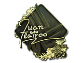 Sticker | juanflatroo (Gold) | Rio 2022 image