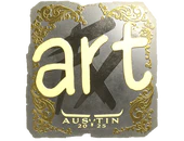 Sticker | arT (Gold) | Austin 2025 image