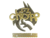 Sticker | chopper (Gold) | Copenhagen 2024 image