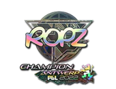 Sticker | ropz (Holo, Champion) | Antwerp 2022 image