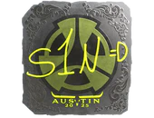 Sticker | s1n (Foil) | Austin 2025 image