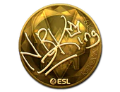 Sticker | NBK- (Gold) | Katowice 2019 image