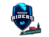 Sticker | Movistar Riders (Foil) | Stockholm 2021 image