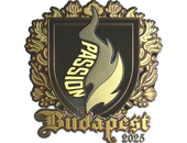 Sticker | Passion UA (Gold) | Budapest 2025 image