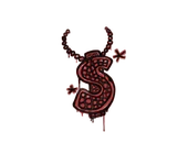 Sealed Graffiti | Bling (Blood Red) image