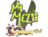 Sticker | mezii (Holo) | Shanghai 2024 image