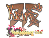 Sticker | KRIMZ (Glitter) | Shanghai 2024 image
