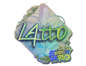 Sticker | latto (Holo) | Rio 2022 image