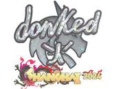Sticker | donk (Glitter) | Shanghai 2024 image
