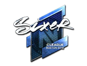 Sticker | SIXER (Foil) | Boston 2018 image