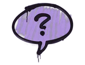 Sealed Graffiti | Question Mark (Violent Violet) image