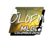 Sticker | olofmeister (Foil) | MLG Columbus 2016 image