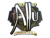 Sticker | allu (Gold) | Berlin 2019 image