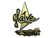 Sticker | gla1ve (Gold) | Antwerp 2022 image