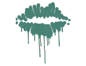 Sealed Graffiti | Kiss (Frog Green) image