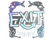 Sticker | exit (Holo) | Austin 2025 image