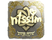 Sticker | n1ssim (Gold) | Austin 2025 image