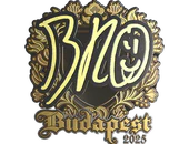 Sticker | br0 (Gold) | Budapest 2025 image
