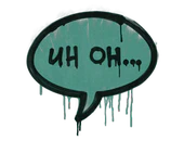 Sealed Graffiti | Uh Oh (Frog Green) image