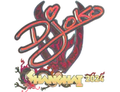 Sticker | Djoko (Holo) | Shanghai 2024 image