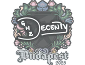 Sticker | decenty | Budapest 2025 image