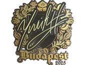 Sticker | yuurih (Gold) | Budapest 2025 image