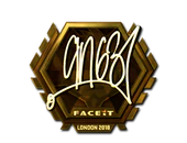 Sticker | ANGE1 (Gold) | London 2018 image
