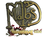 Sticker | malbsMd (Gold) | Shanghai 2024 image