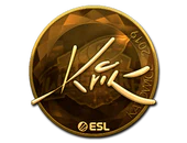 Sticker | Kvik (Gold) | Katowice 2019 image