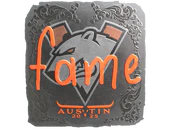 Sticker | fame (Foil) | Austin 2025 image