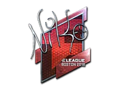 Sticker | NiKo (Foil) | Boston 2018 image