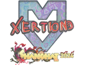 Sticker | xertioN (Holo) | Shanghai 2024 image