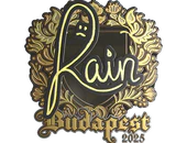 Sticker | rain (Gold) | Budapest 2025 image