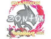 Sticker | zont1x (Champion) | Shanghai 2024 image