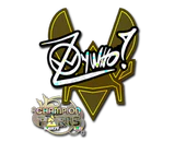 Sticker | ZywOo (Glitter, Champion) | Paris 2023 image