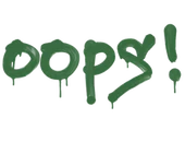 Sealed Graffiti | Oops (Jungle Green) image
