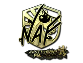 Sticker | NAF (Gold) | Antwerp 2022 image
