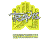 Sticker | TRAVIS (Glitter) | Copenhagen 2024 image
