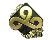 Sticker | Cloud9 (Gold) | Rio 2022 image