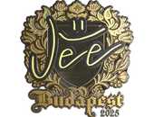 Sticker | Jee (Gold) | Budapest 2025 image