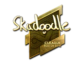 Sticker | Skadoodle (Gold) | Boston 2018 image
