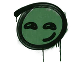 Sealed Graffiti | Smirk (Jungle Green) image