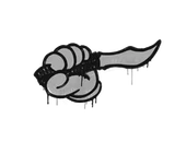 Sealed Graffiti | Backstab (Shark White) image