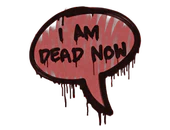 Sealed Graffiti | Dead Now (Blood Red) image