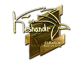 Sticker | keshandr (Gold) | Boston 2018 image