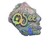 Sticker | oSee (Holo) | Rio 2022 image